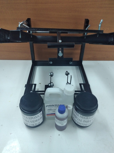 Máquina Para Serigrafia Cilindrica Más Kit De Tinta