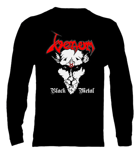 Polera Manga Larga Venom - Ver 04 - Black Metal