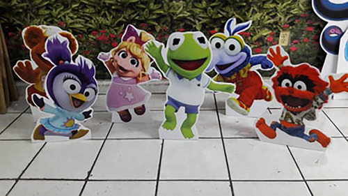 Figuras Coroplast Decorativas Fiesta Muppet Babies