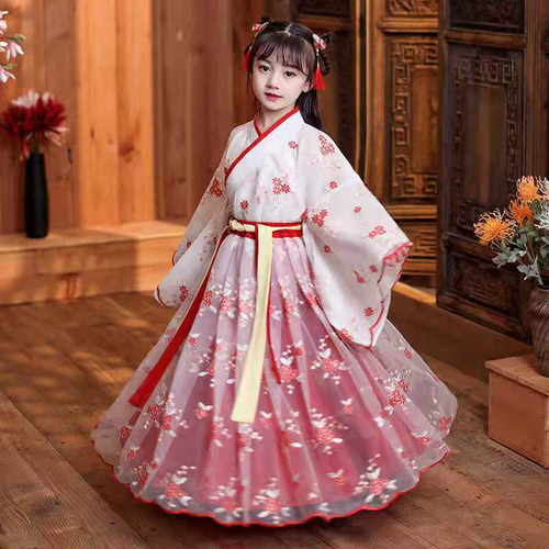 Nuevo Disfraz Infantil Hanfu Para Niñas De Primavera Y Otoño