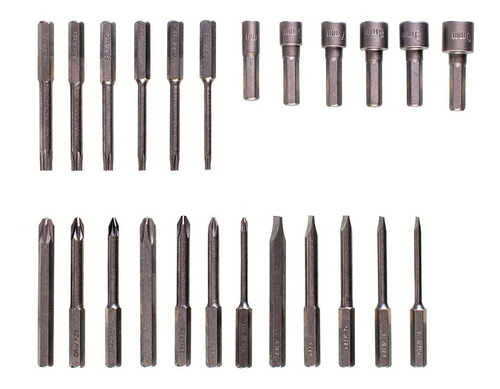 Imagen 4 de 6 de Set De Puntas Y Tubos Largos De 24 Piezas Bulit Serie 800