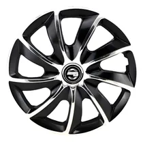 Comprar Tapas De Rueda Negro-plata Aro 13 Motorlife