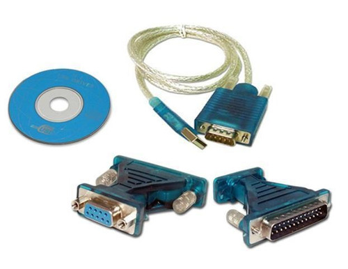 Adaptador Usb A Puerto Serie Rs232 Cable Db9 Db25 Conectores