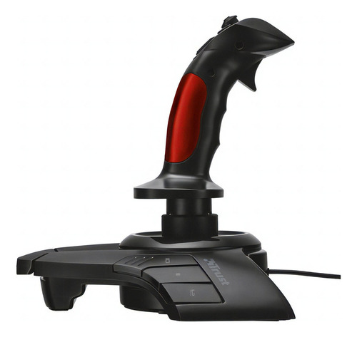 Joystick Trust Gaming Predator Pc, cor preta