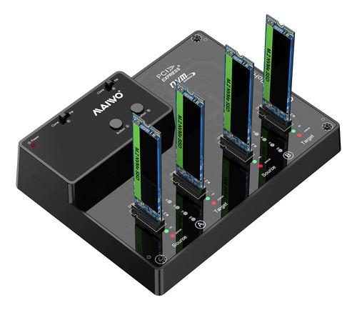 Dock Station Estação Clone Tipo-c 04 Ssd M2 Nvme - Maiwo