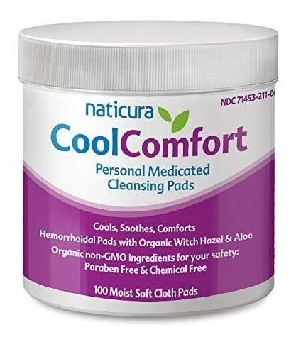 Hemorroides Alivio Personal Medicado Toallitas - Pad Con Org