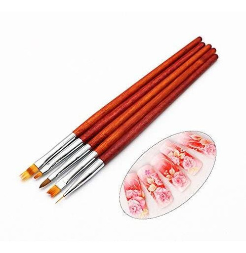 Cepillos Para Uñas - Wokoto 5pcs Nail Art Brush Pens Set Nai