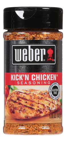 Weber Kick'n - Condimento De Pollo, Coctelera De 5 Onzas (pa