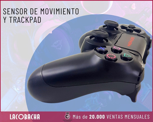 Joystick Inalambrico Senon Ps4 Ps3 Y Pc Bluetooth Cable