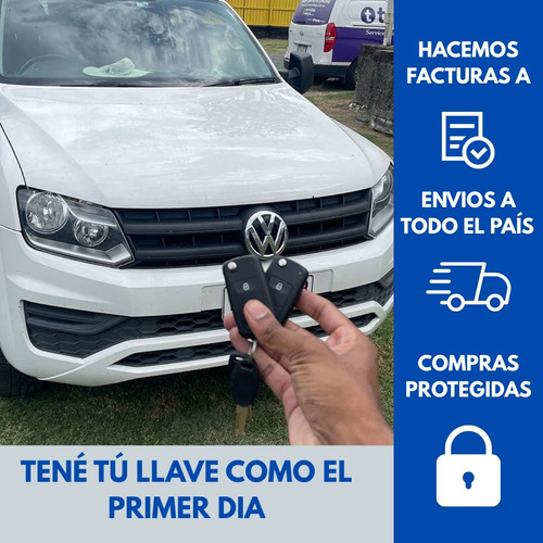 Carcasa Llave Navaja Vw Amarok Polo Golf Suran Fox 2 Botones