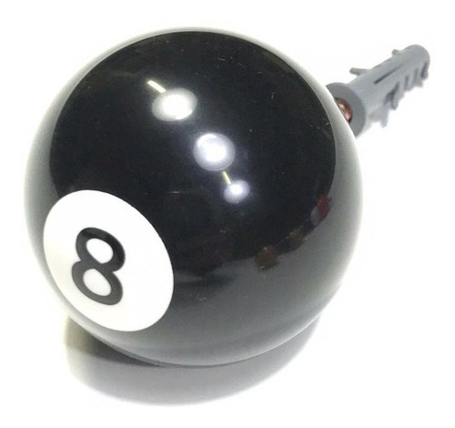 Bola De Bilhar Sinuca Enfeite Cabide 54mm Com Parafuso