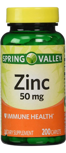 Gluconato De Zinc 50mg X 200tab - Unidad a $450