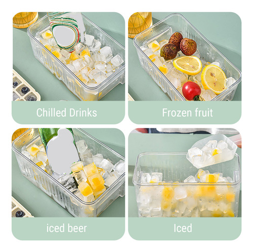Bandeja Para Cubitos De Hielo R Ice Trays Con Tapa Y Papeler