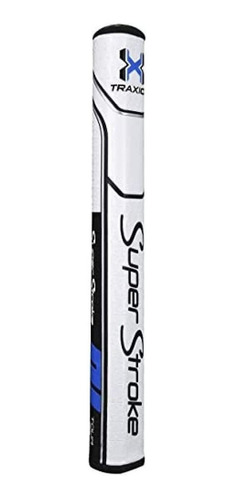 Grip Golf Putter Superstroke Traxion Tour 3.0 Blanco Azul