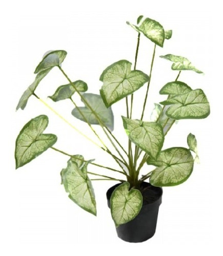 Planta Artificial Hojas Verde Claro 40 Cms