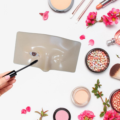 Práctica De Maquillaje De Ojos Cara De Silicona Para