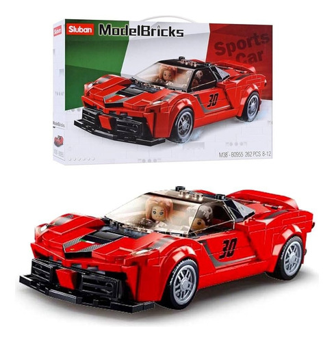 Auto Ferrari Bloquessluban 262pzas Model Brick 262 Piezas