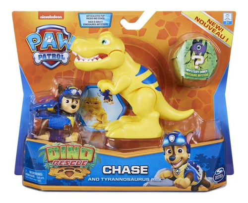 Paw Patrol Nickelodeon Dino Rescate & T-rex 