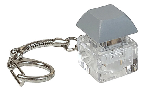 2 Keyboard Fidget Keychain Keycap Keyboard Key Cap Gray