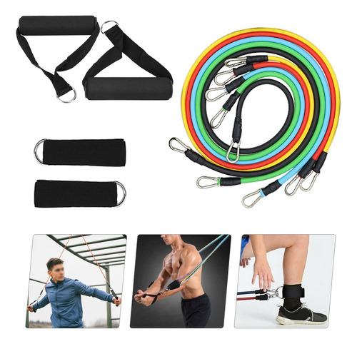. .. Conjunto De 11 Faixas De Resistência Para Treinamento,