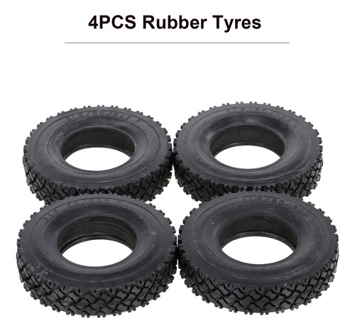 Accesorios Para Coches Rc, 4 Unidades, Neumáticos De Goma De