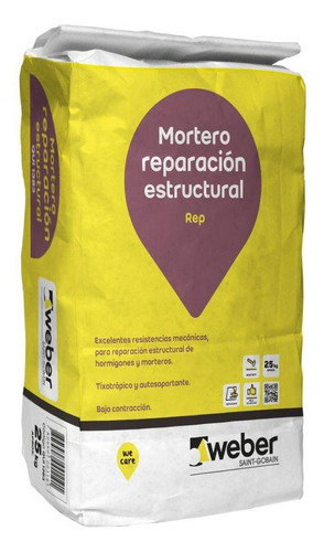 Mortero Para Reparación Estructural Weber Rep