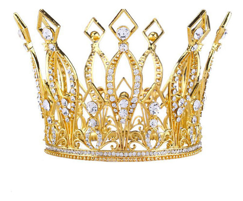 Tiaras Redondas Completas Con Coronas Medievales Imperiales