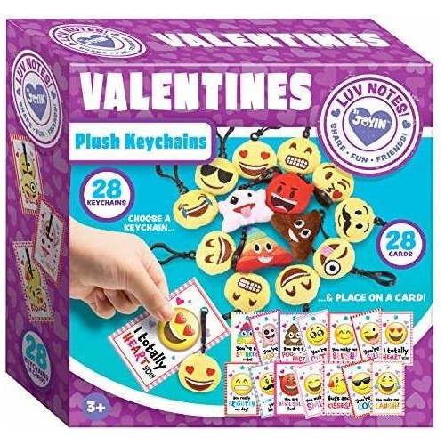 Tarjetas De Regalo Para San Valentin Estilo Emojis 28 Piezas