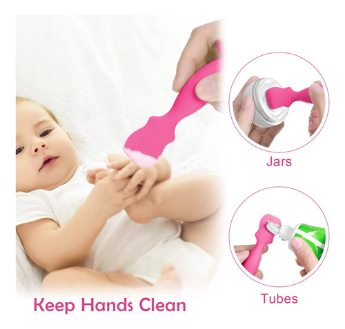 Espátula Para Crema De Pañal Para Bebé Aplicador De Crema Pa