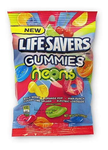 Life Savers Gummies Neons Dulces Americanos