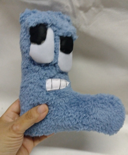 Muñeco No Peluche Alphabet Letra L Roblox Green Friend 15cm