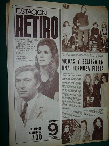 Susana Campos Estacion Retiro Canal 9 Publicidad Clipping