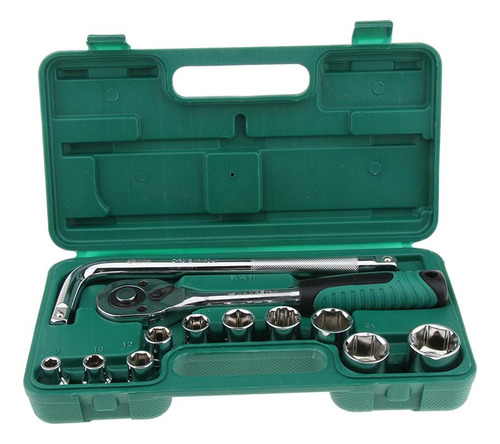 13pcs Dados De Llave Llave De Llave De Trinquete Para Motor