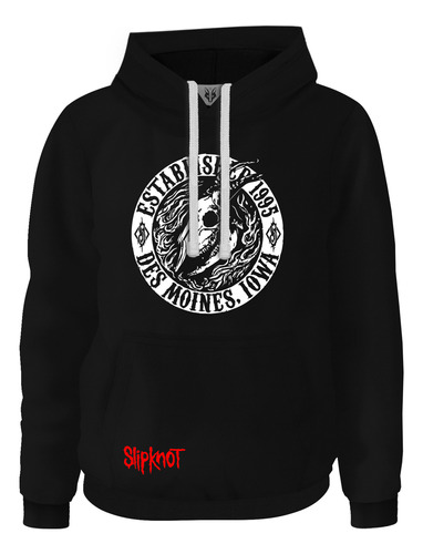 Hoodie Buzo Buso Saco Rock Metal Slipknot Iowa