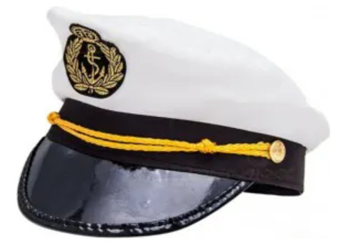 Gorro Marinero, Capitán Barco, Disfraz Capitán Marina