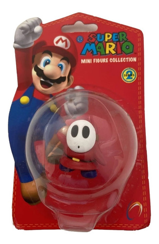 Mini Figura Super Mario Serie 2 Shy Guy Tipo Tímido Nintendo