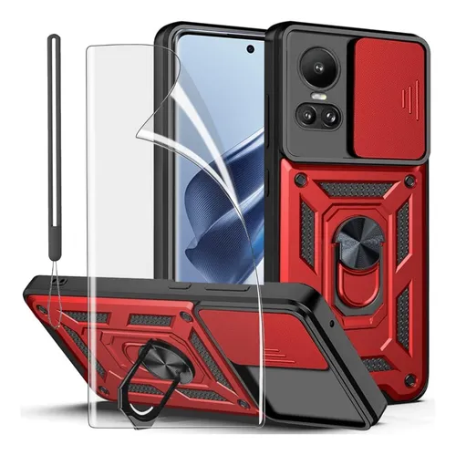  MILEGAO Funda para Oppo Reno 10 Pro 5G + 2 protectores