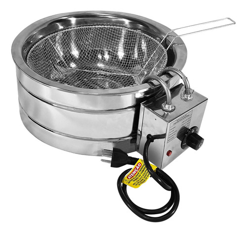 Fritadeira industrial Ipe Cozinhas Master 8 L aço inoxidável 220V