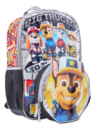 Paw Patrol Morral Escolar Con Lonchera Original