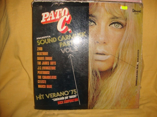 Vinilo Sound Carmusic Party Vol 2 Hit Verano 75 Pato C D2