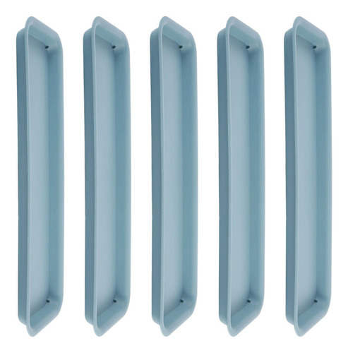 Saucers De Planta De 5 Piezas Plantillas Platillos De Azul