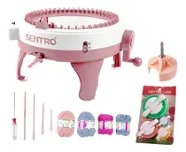 Comprar Máquina De Tejer Sentro 48 Agujas, Kit De Pompon Y Adaptador