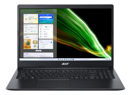 Portátil Acer Aspire 3 A315-34 negra 15.6", Intel Celeron N4000  4GB de RAM 500GB HDD, Intel HD Graphics 620 1366x768px Windows 10 Home