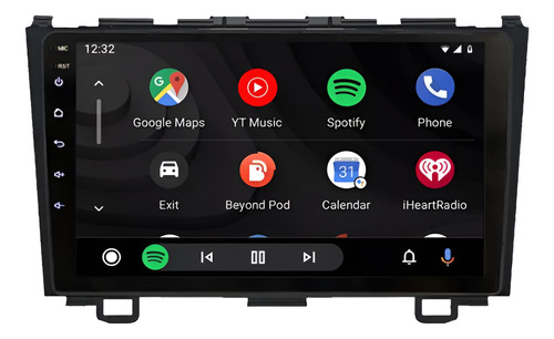 Radio Android Carplay + Bisel Honda Crv 2006-2011 4gb + 64gb