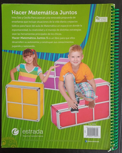 Hacer Matematica Juntos 5 Estrada Usado Escrito En Lapiz (Usado)