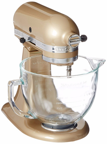 Batedeira Profissional Kitchenaid - Dourada - Tijela Vidro