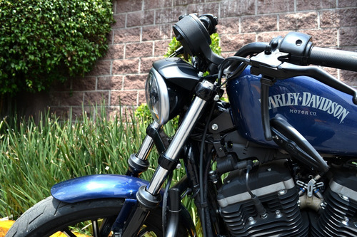 Imagen 12 de 15 de Flamante Harley Sportster Iron 883 Impecable Nacional