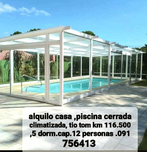 Casa 5 Dorm. Con Piscina Cerrada. Finde Semana Portezuelo