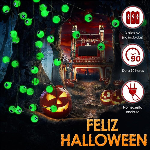 Luces De Decoración De Halloween, 30pcs Led Eyeball Lights