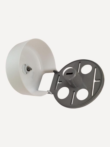 Despachador De Papel Higiénico Oval Blanco Junior P/300 Mts